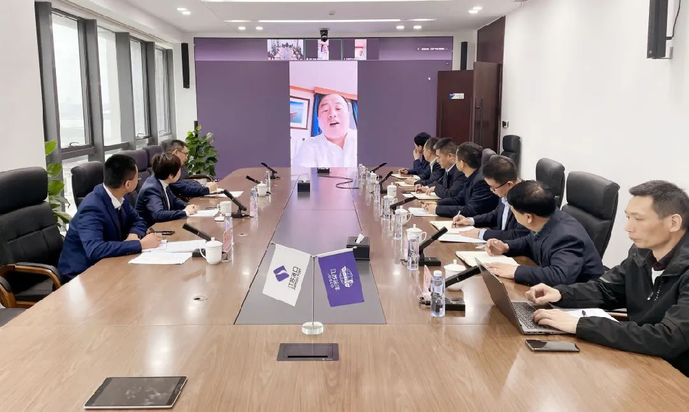 省港口集團(tuán)副總經(jīng)理、黨委委員唐文一行赴江蘇遠(yuǎn)洋開展“五一”節(jié)前安全生產(chǎn)大檢查