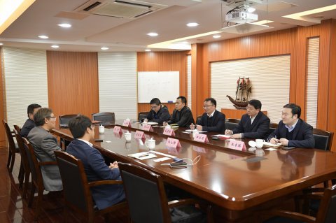 上海翰穎船務(wù)有限公司來我司拜訪