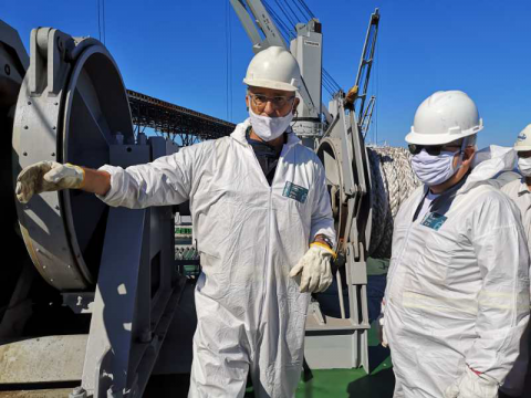 疫情下，“江遠廣州”輪在巴西無缺陷通過首次PSC檢查