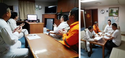 筑牢“浮動國土”上的戰(zhàn)斗堡壘    泰州輪、福州輪黨支部召開專題組織生活會