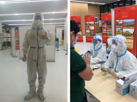 戰(zhàn)疫有我   江蘇遠洋青年突擊隊積極投身防疫一線